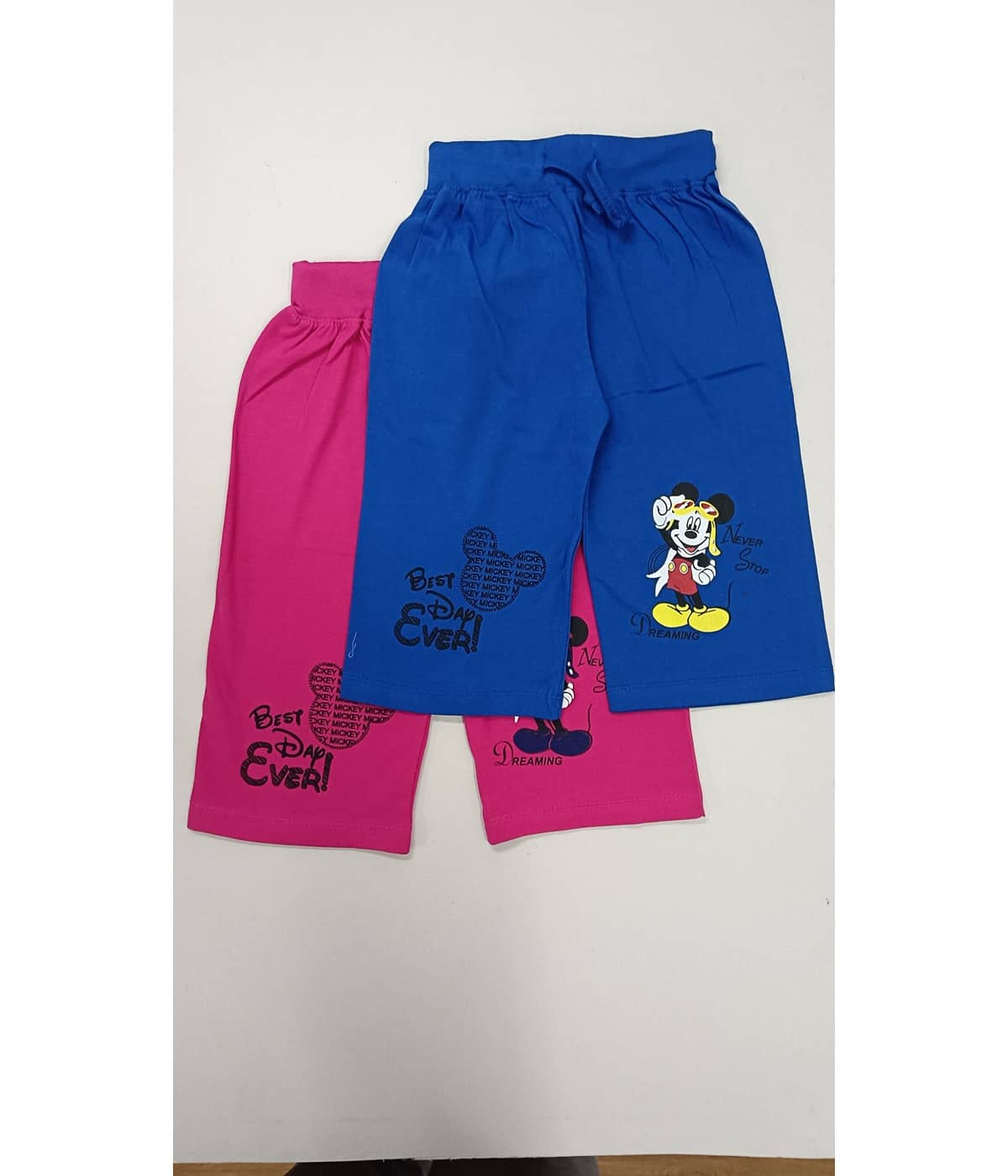 Little Funky Pack of 2 Girls Cotton Capris ( Multicolor )