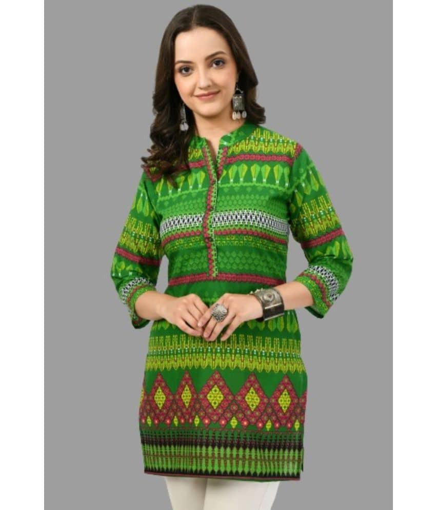MAURYA - Multicolor Cotton Blend Women's Tunic ( Pack of 1 )