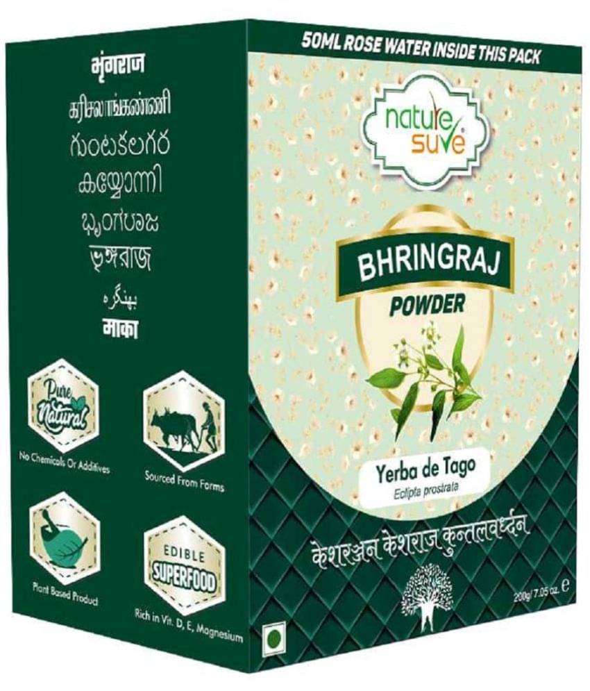 Nature Sure Bhringraj Powder 200G With Free Rose Water 50Ml Nature Sure Bhringraj Powder 200G With Free Rose Water 50Ml