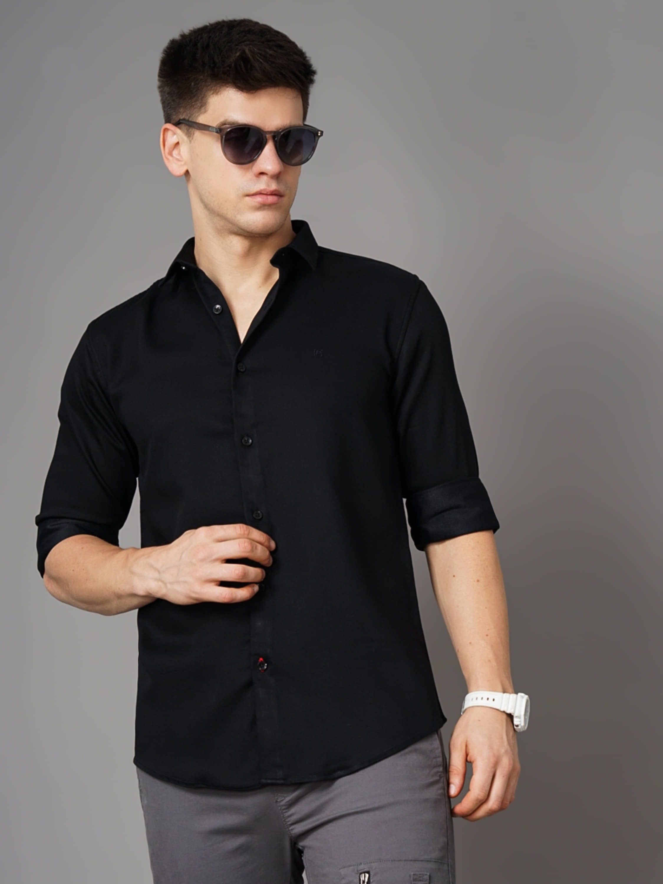 Paul Street - Green 100% Cotton Slim Fit Men's Casual Shirt ( Pack of 1 )