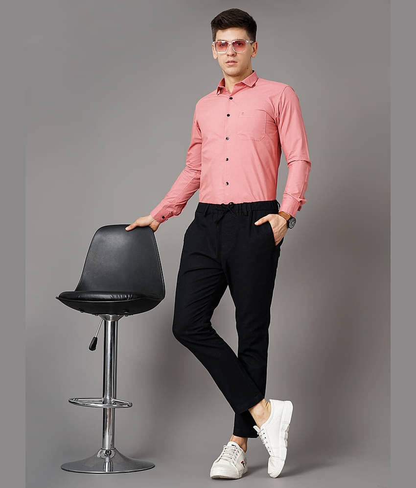 Paul Street - Green 100% Cotton Slim Fit Men's Casual Shirt ( Pack of 1 )