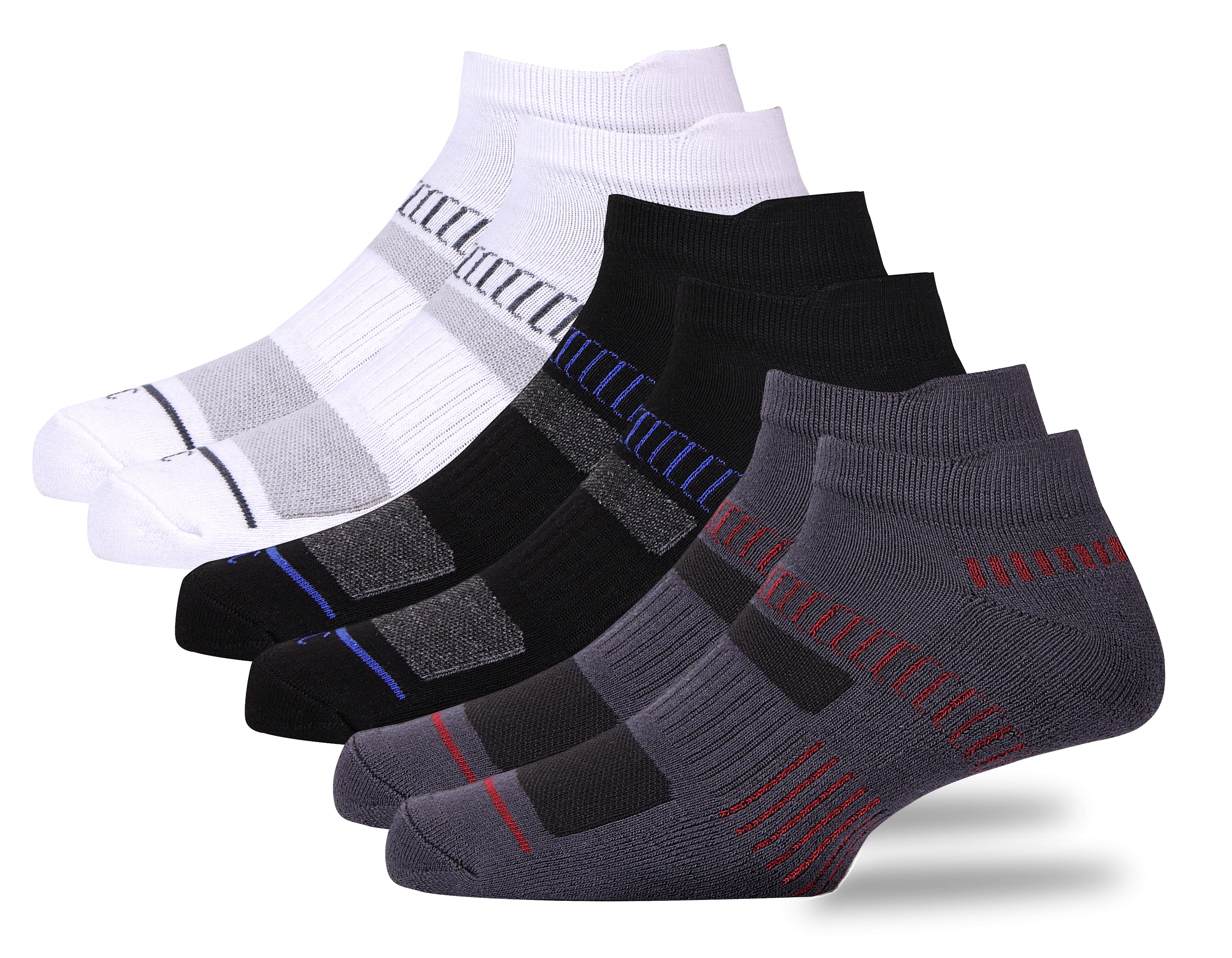     			RC. ROYAL CLASS - 100% Organic Cotton Men's Colorblock Multicolor Low Cut Socks ( Pack of 3 )