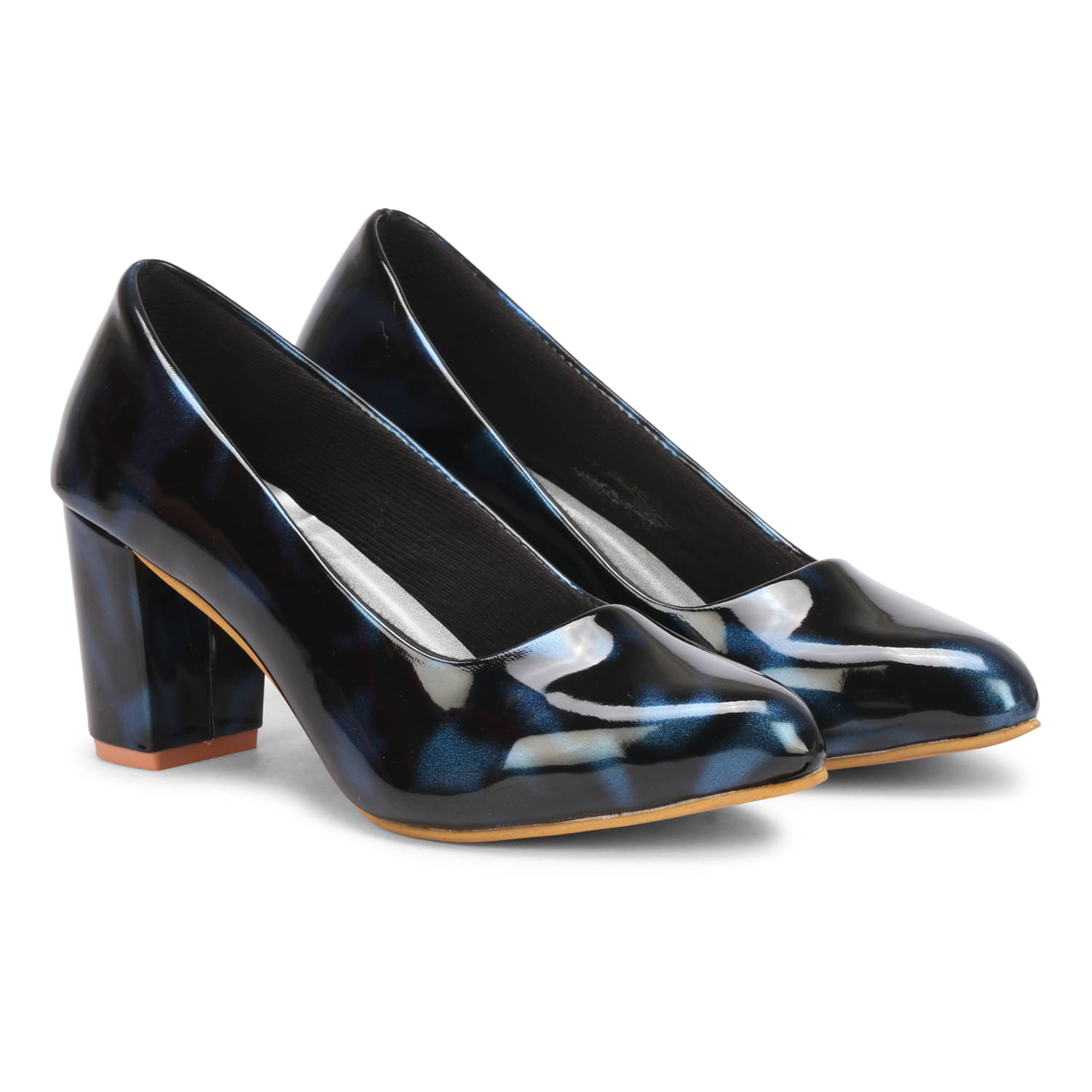     			Saheb - Blue Women's Pumps Heels