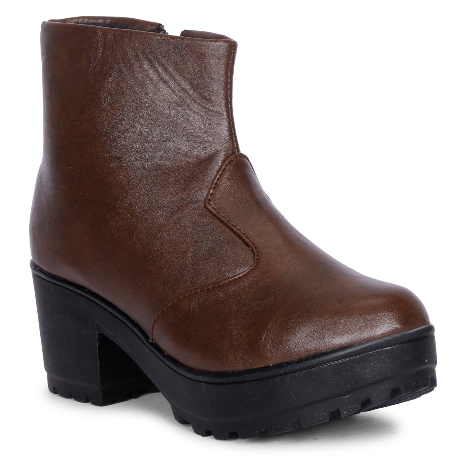    			Saheb - Brown Women's Ankle Length Boots