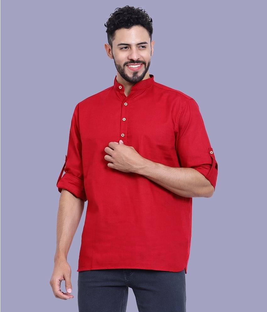    			TrendiVastra - Maroon 100% Cotton Slim Fit Men's Casual Shirt ( Pack of 1 )