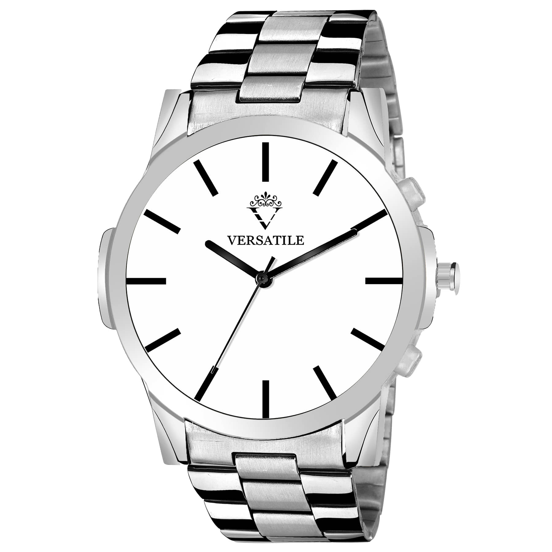 Versatile - Silver Stainless Steel Analog Men's Watch