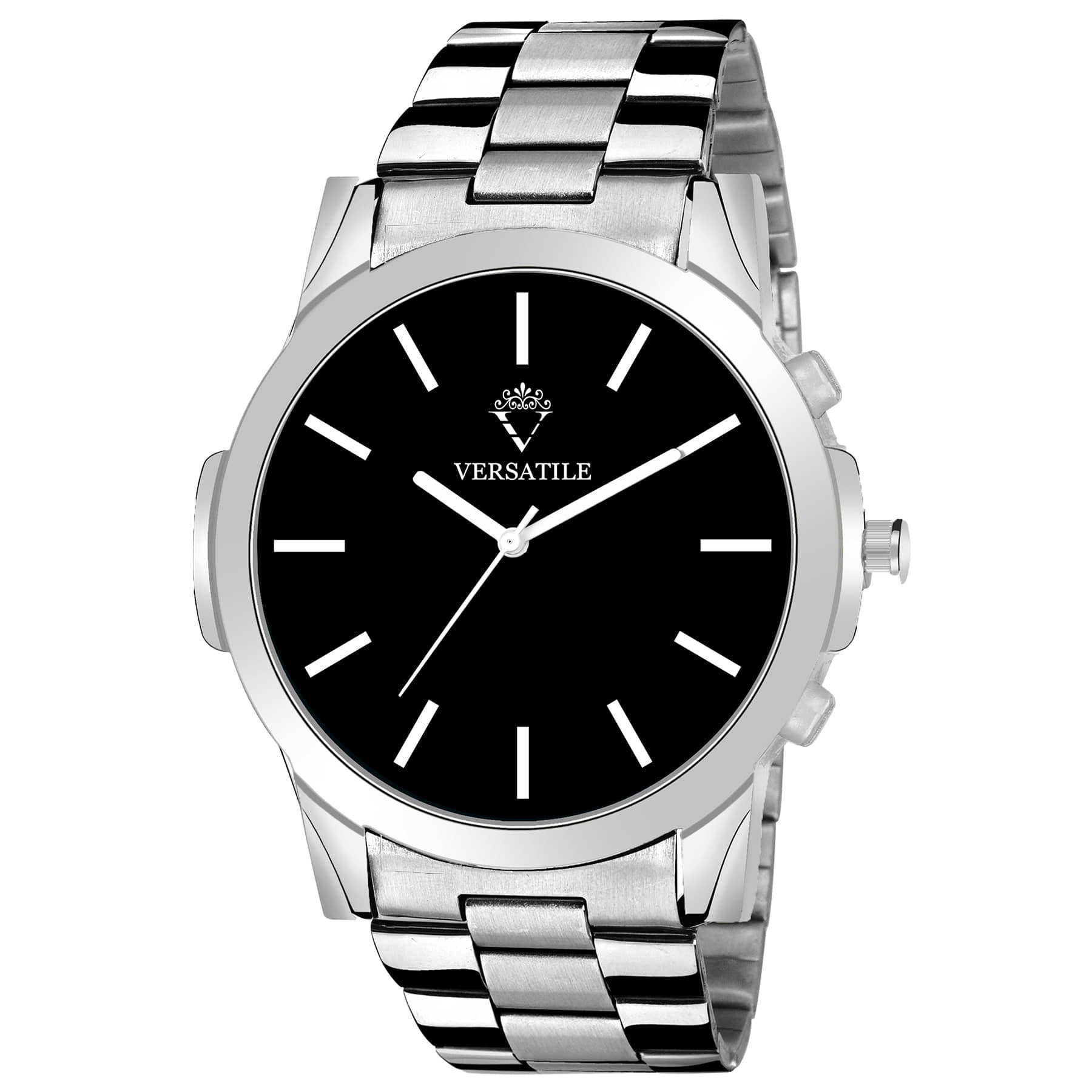 Versatile - Silver Stainless Steel Analog Men's Watch