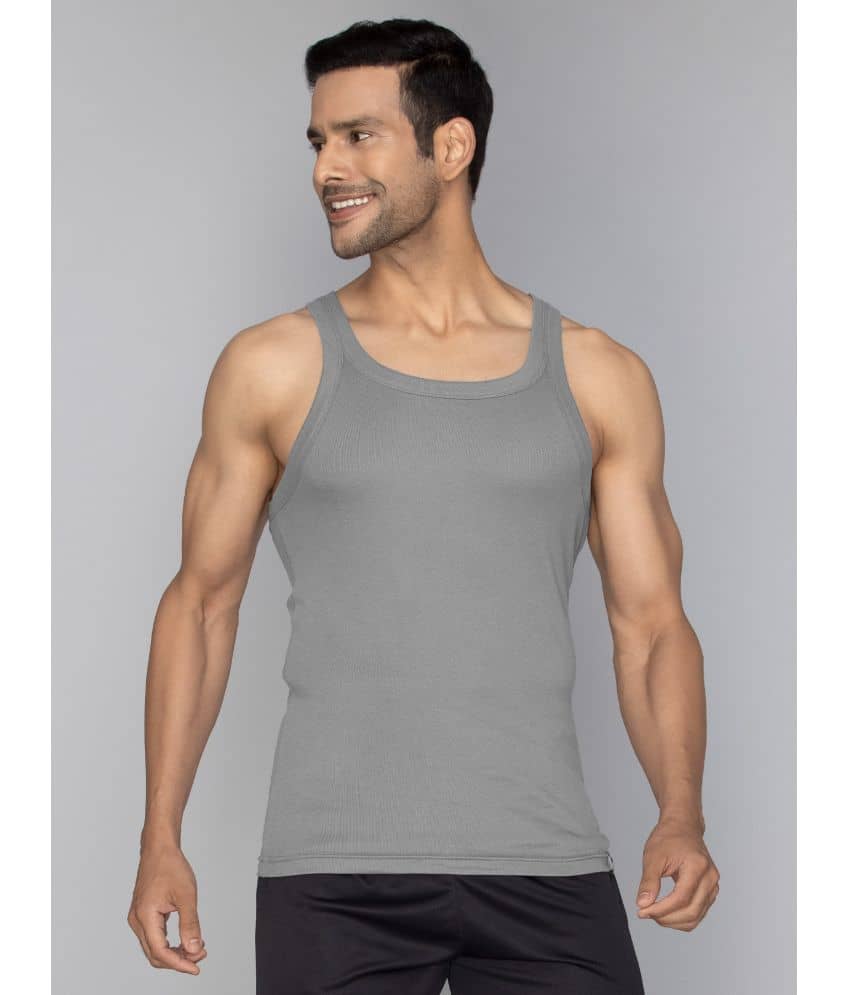 XYXX Pack of 1 Cotton Undershirt For Men ( Grey ) - Nightwear & Loungewear | Buy online on ZillyBuy