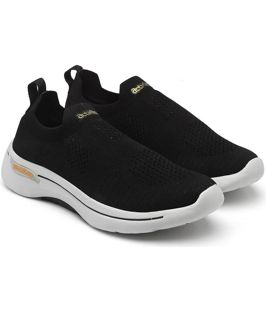 Action - Black Men's Slip-on Shoes