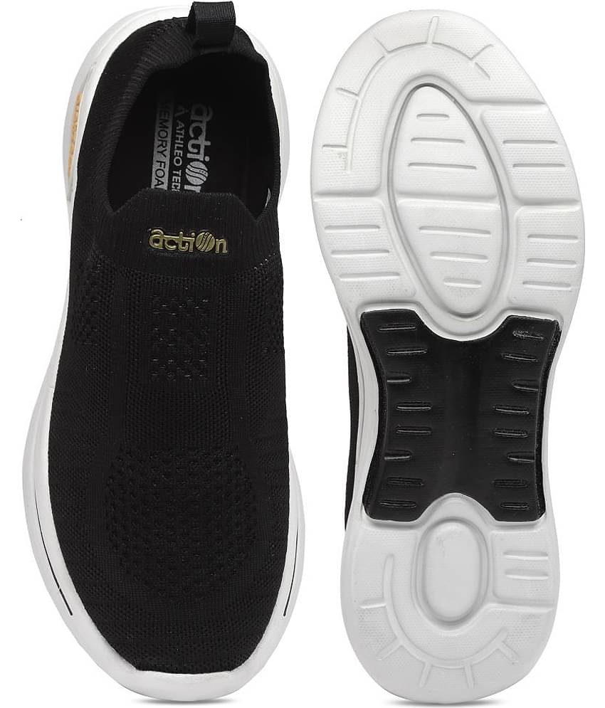 Action - Black Men's Slip-on Shoes