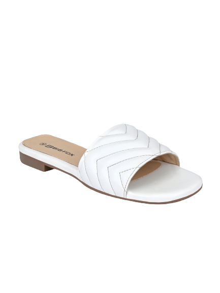     			Big Fox - White Women's Flats