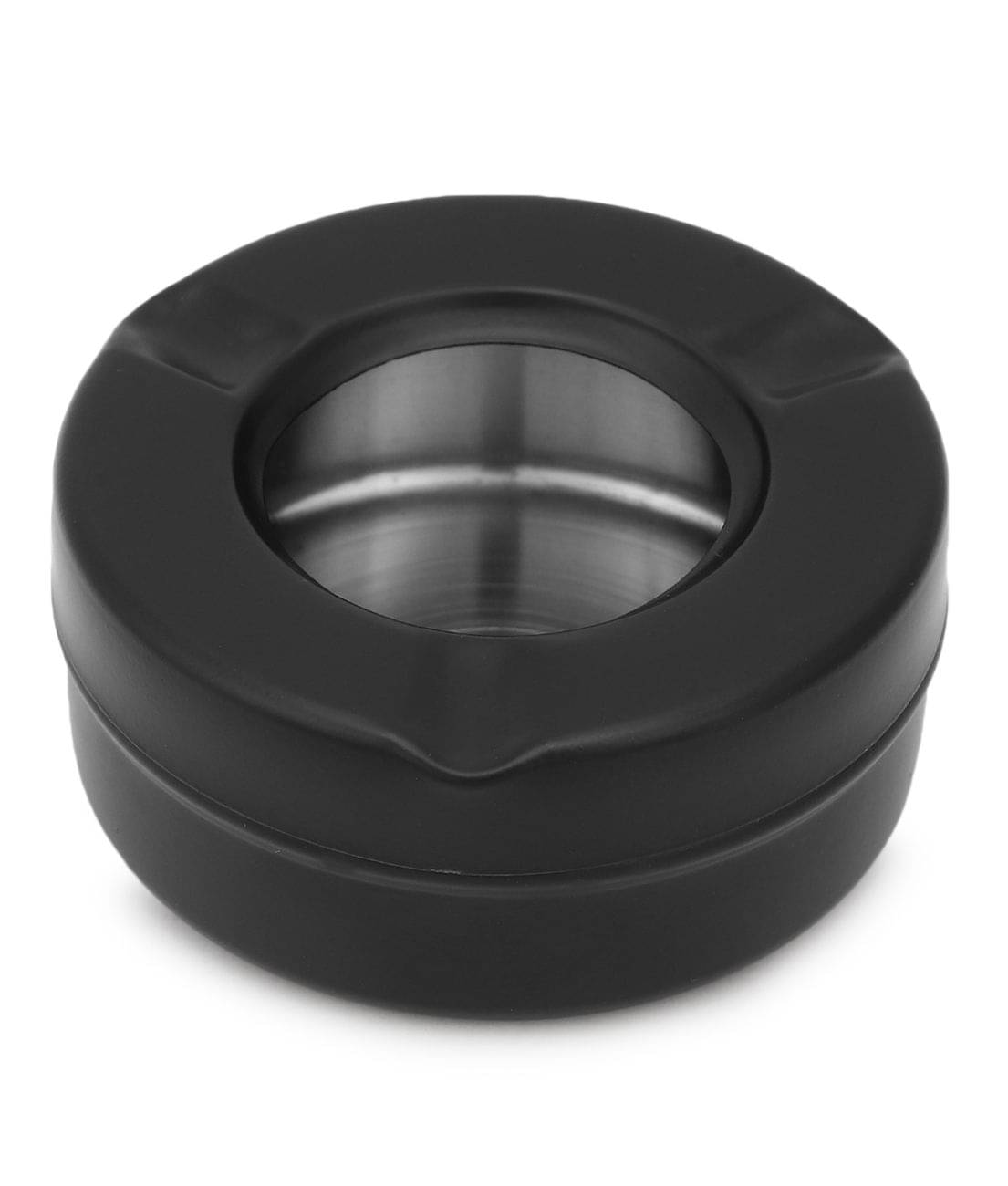     			Black Lid Ash Tray