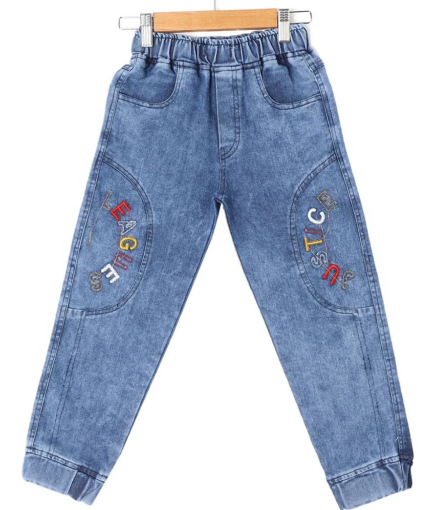 Cremlin Clothing Pack of 1 Boys Cotton Blend Trackpant ( Blue ) - Track Pants | Buy online on ZillyBuy