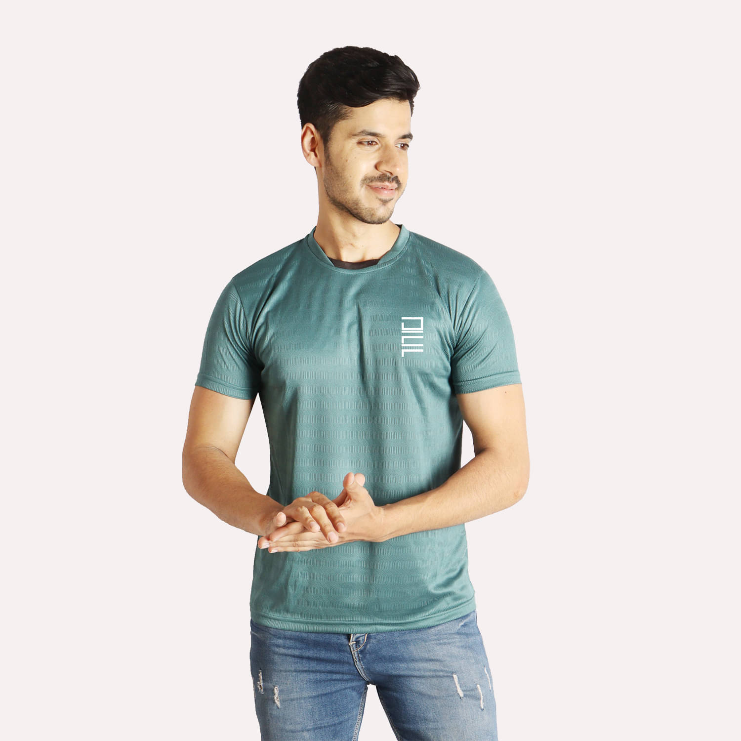     			DAFABFIT - Light Green Polyester Regular Fit Men's T-Shirt ( Pack of 1 )