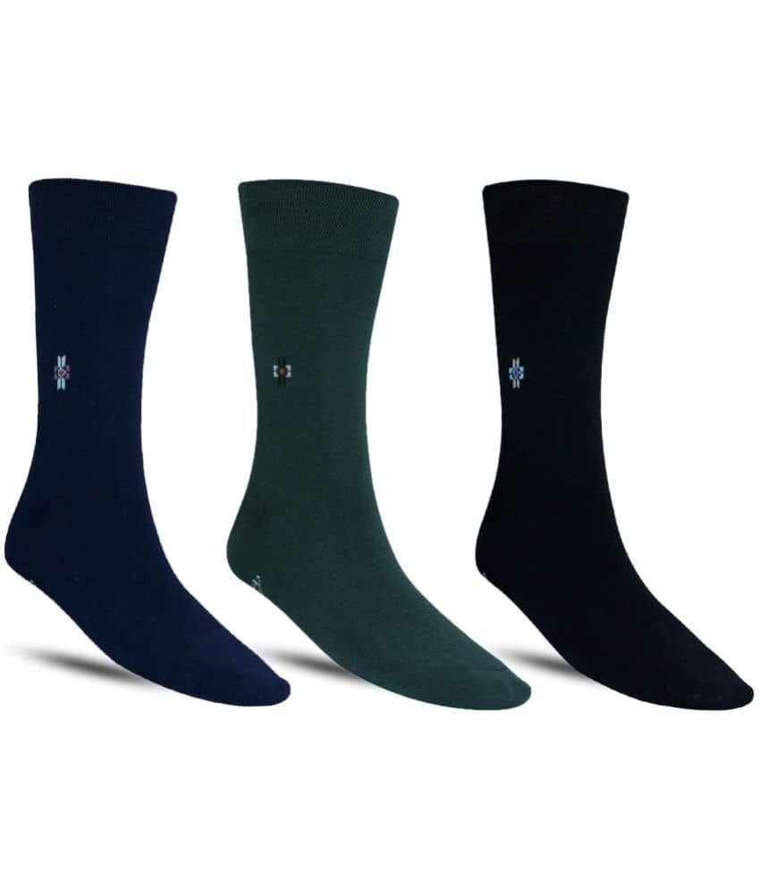 Dollar - Cotton Men's Solid Multicolor Full Length Socks ( Pack of 3 ) - Socks | Buy online on ZillyBuy
