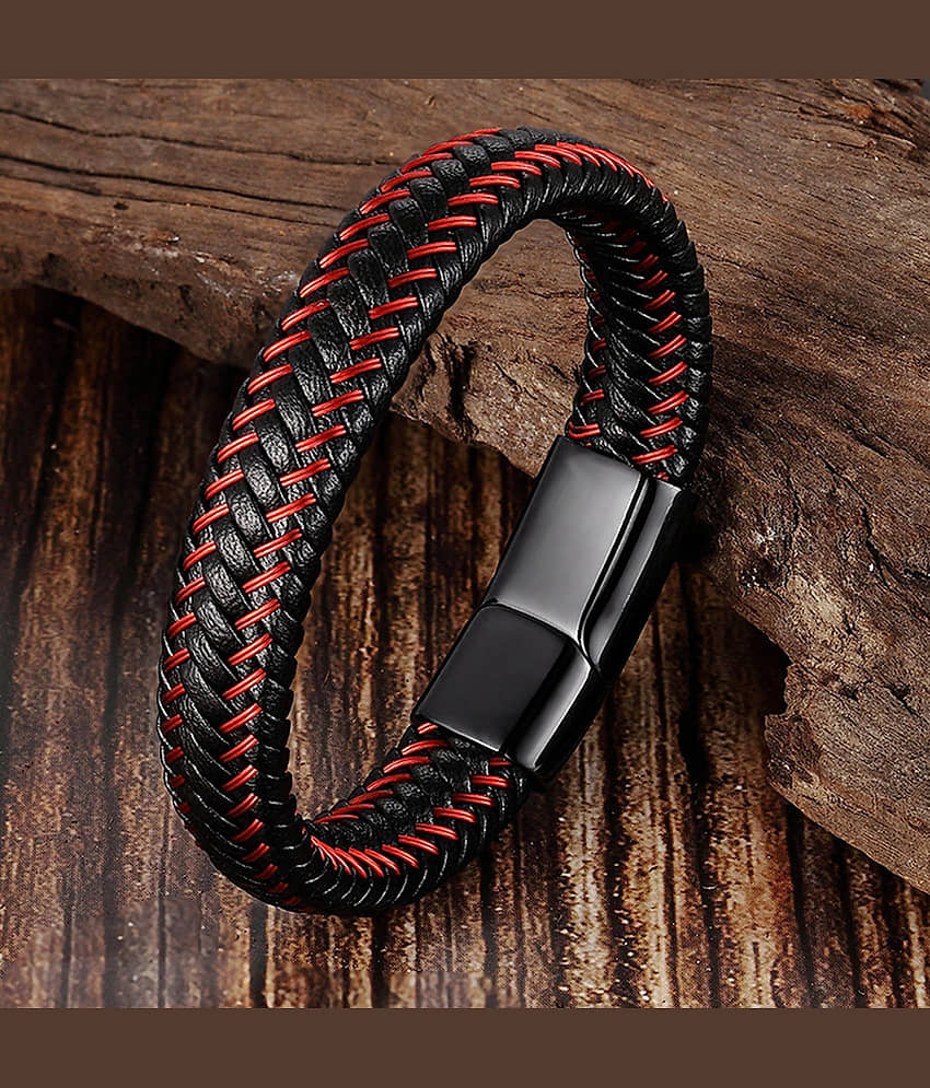 FASHION FRILL Black Bracelet ( Pack of 1 ) - Bangles & Bracelets | Buy online on ZillyBuy