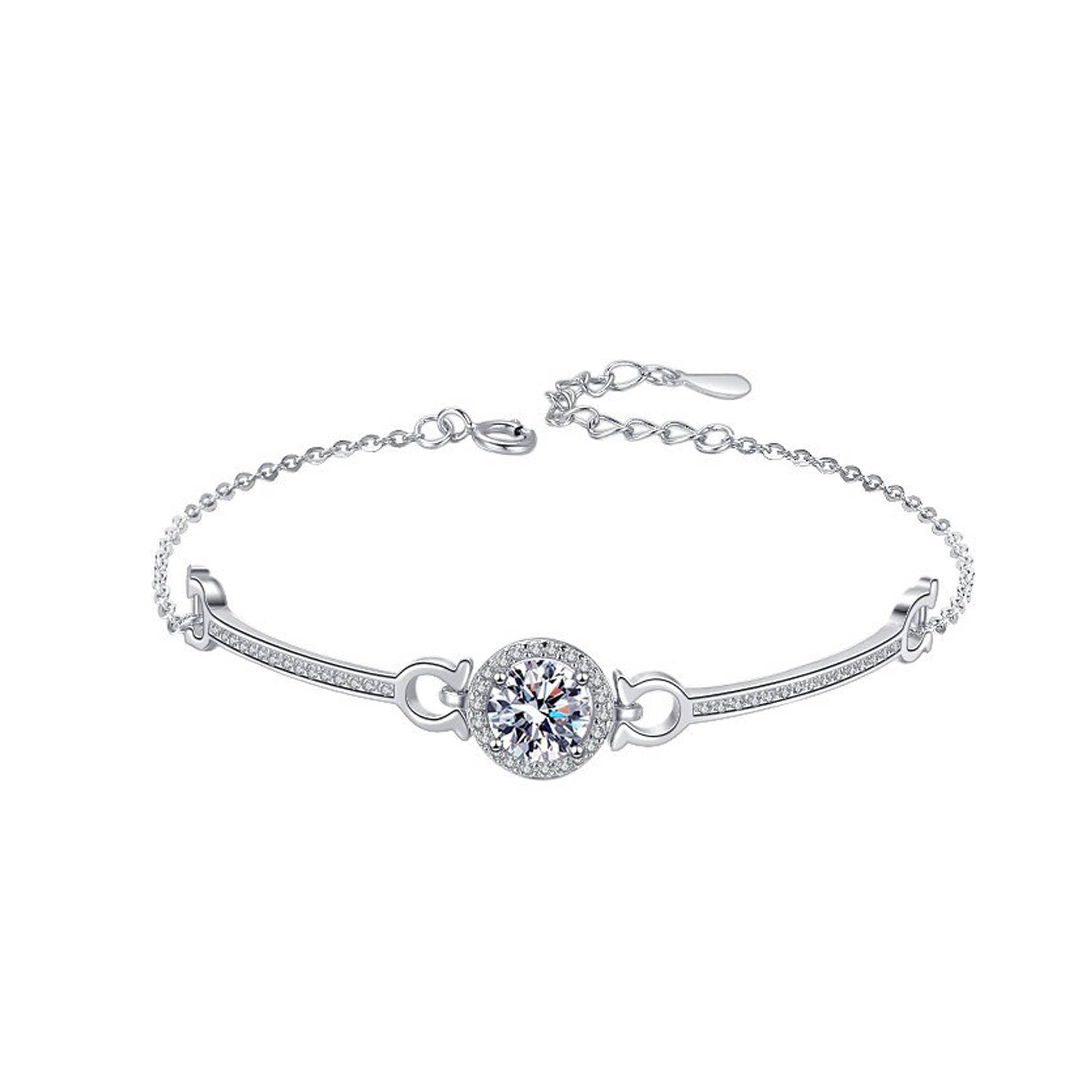 FASHION FRILL - Silver Bracelet ( Pack of 1 ) - Bangles & Bracelets | Buy online on ZillyBuy