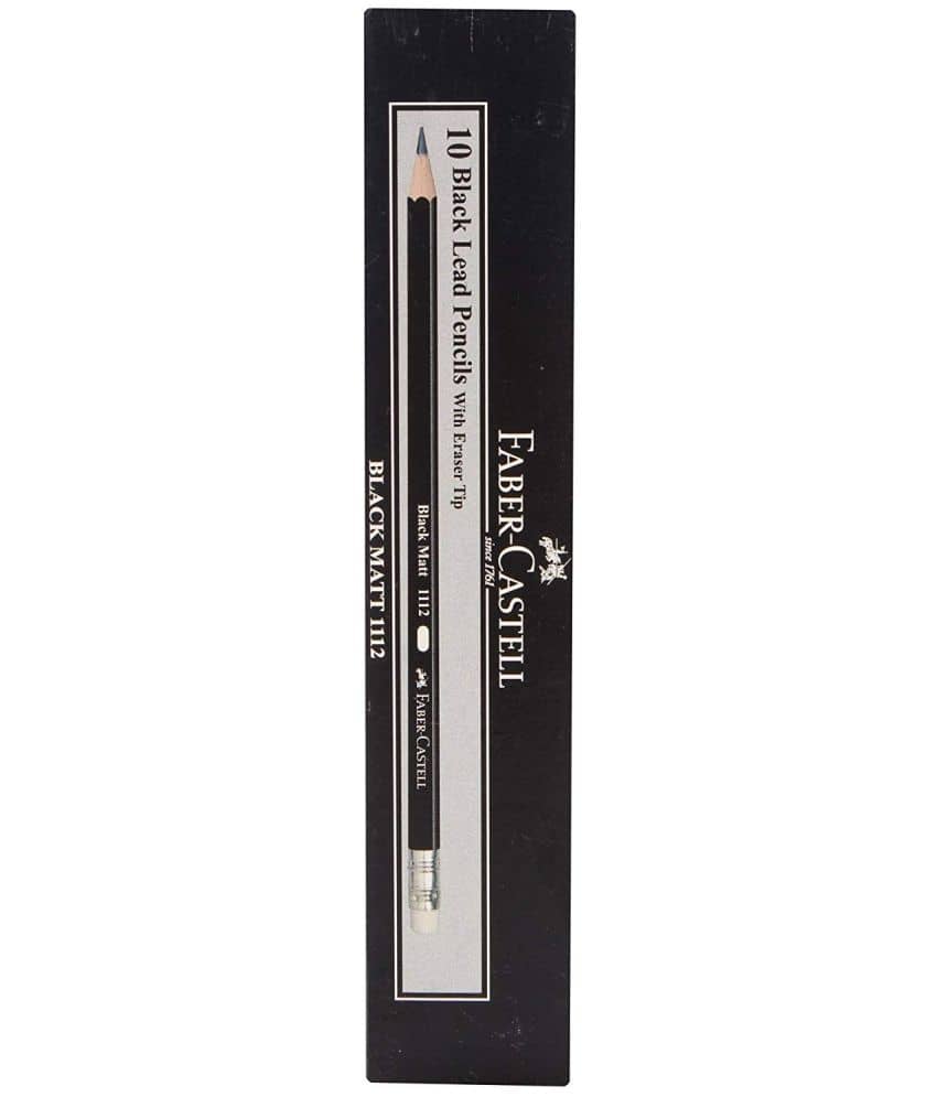 Faber Castell Matt 1112 Pencil (Black) - Pack of 50