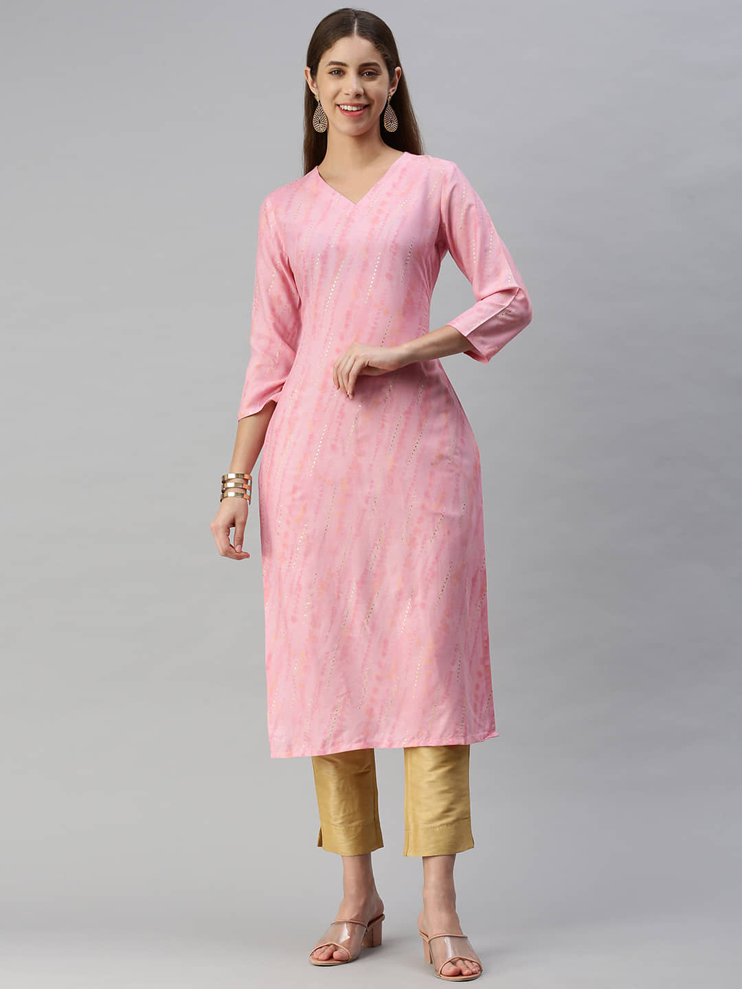 Hritika - Green Viscose Women's Straight Kurti ( Pack of 1 ) - Kurtis, Tunics | Buy online on ZillyBuy