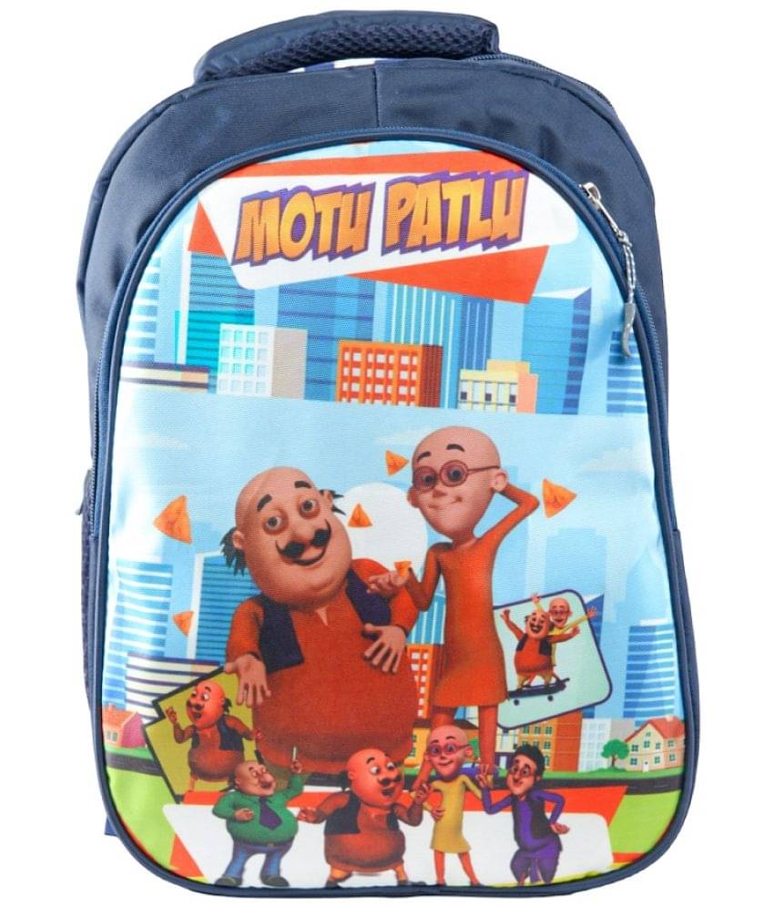     			Maglan - Blue Polyester Backpack For Kids