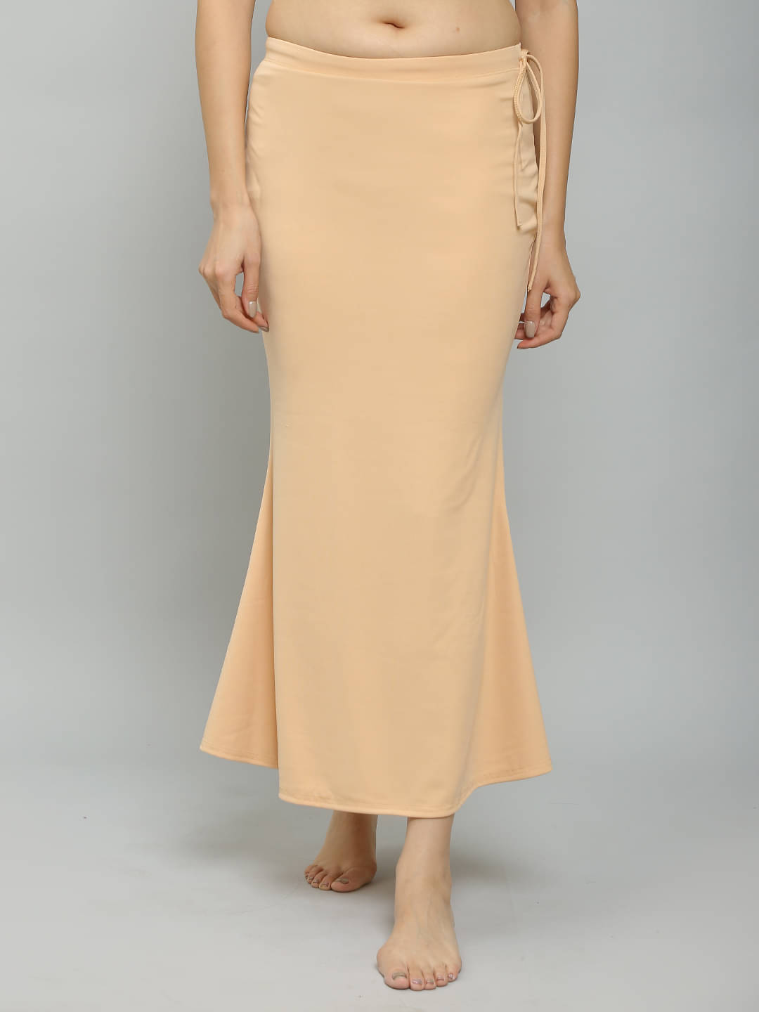     			N-Gal Beige Lycra Petticoat - Single