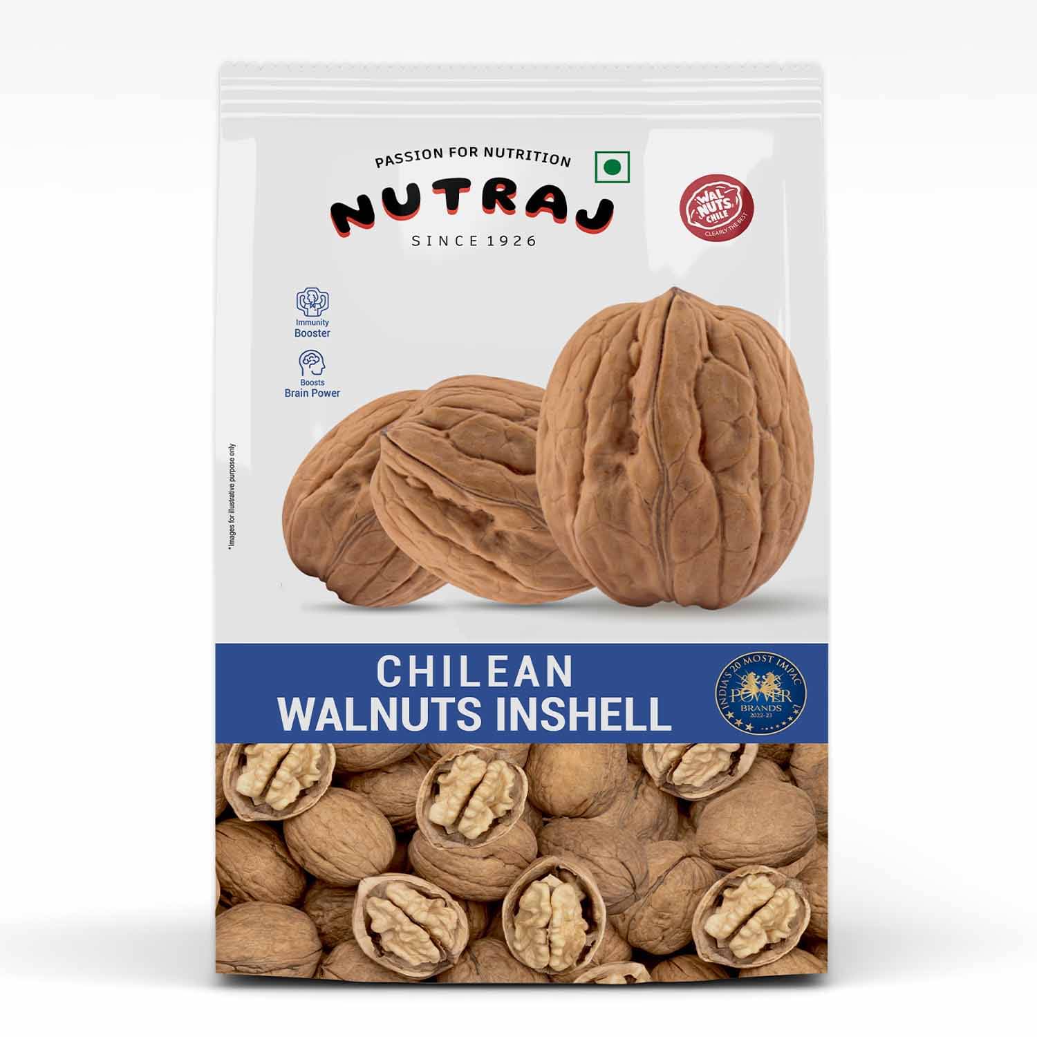     			Nutraj Chilean Inshell Walnut 500g