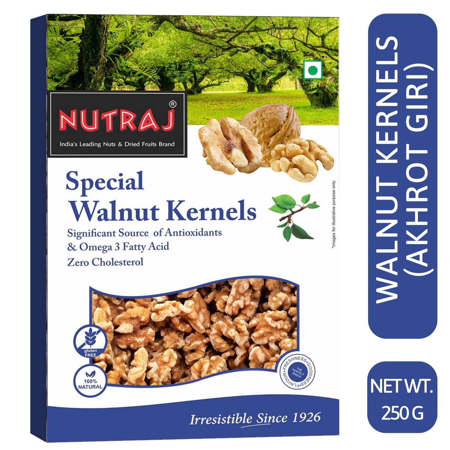 Nutraj Special Walnut Kernels 250g - Vacuum Pack Nutraj Special Walnut Kernels 250g - Vacuum Pack