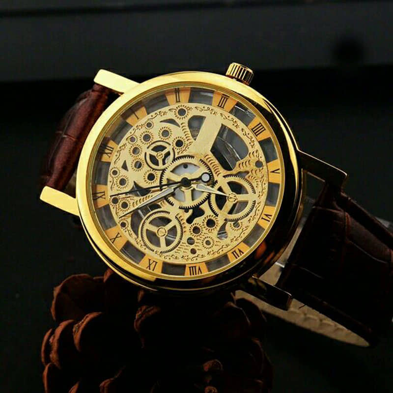 Renaissance Traders - Brown Leather Analog Womens Watch