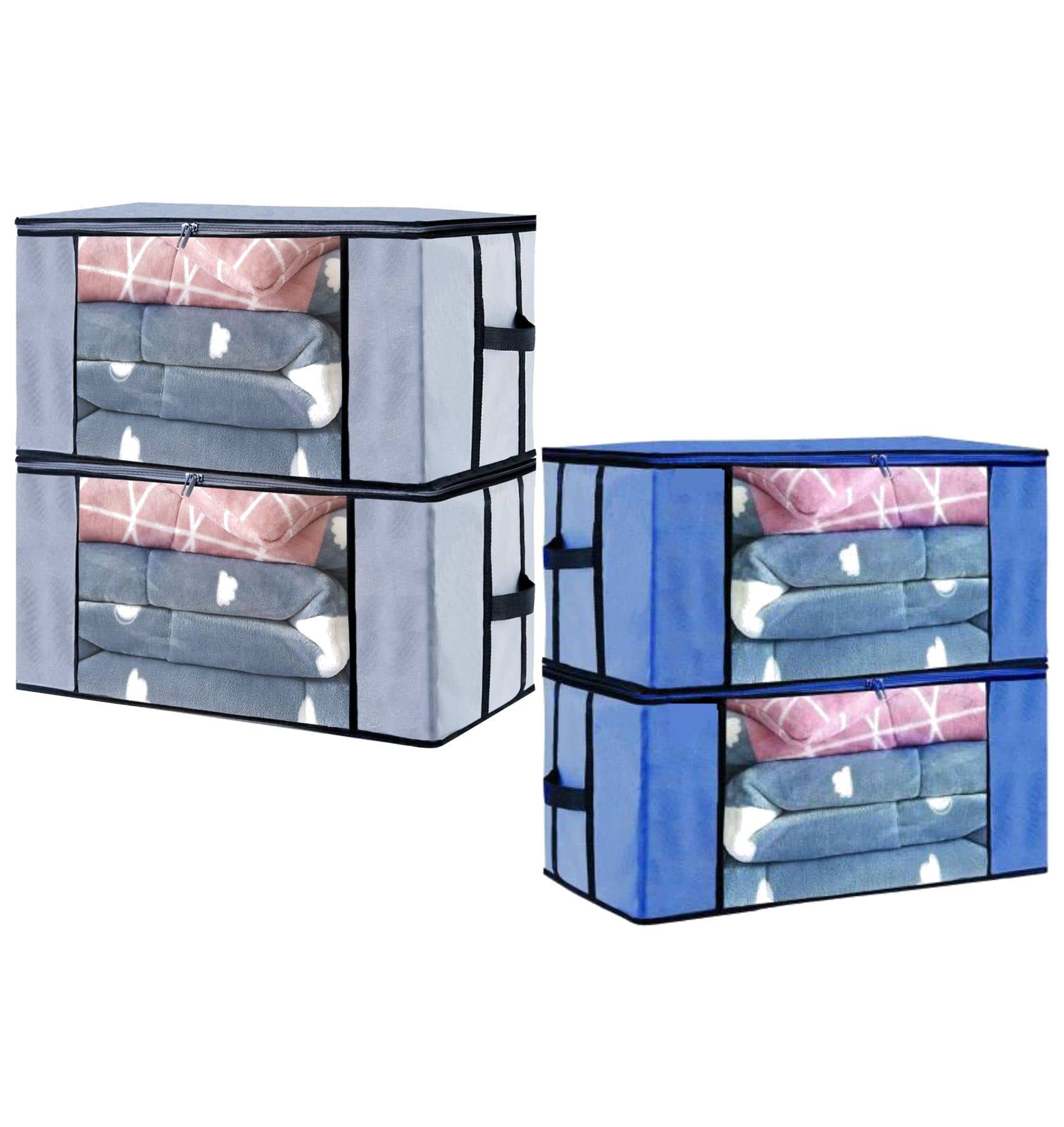 SH NASIMA - Closet Organizers ( Pack of 4 )