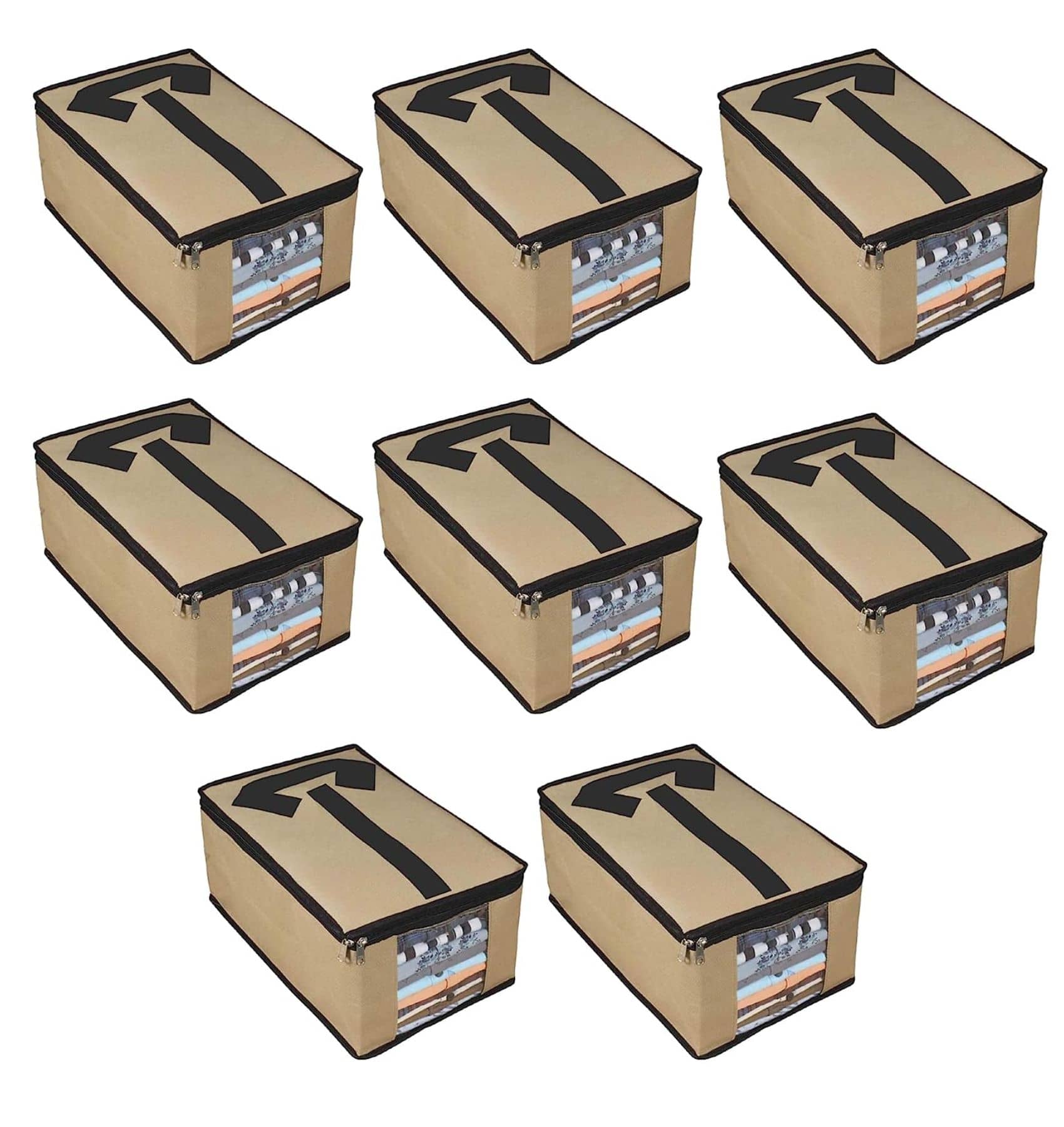 SH NASIMA - Closet Organizers ( Pack of 8 )