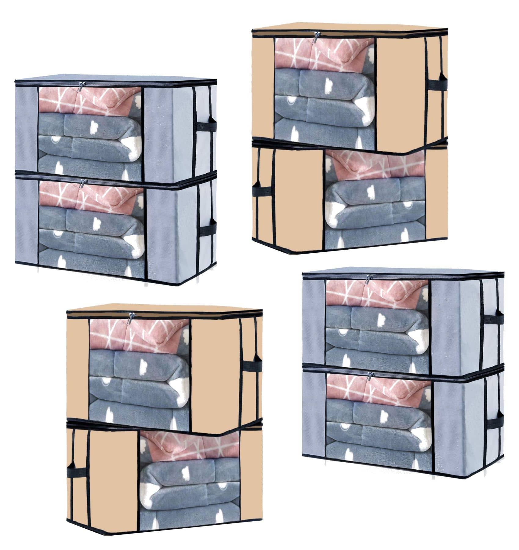 SH NASIMA - Closet Organizers ( Pack of 8 )