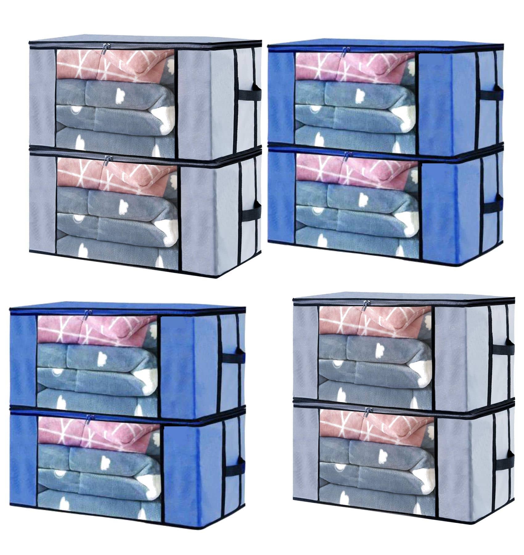 SH NASIMA - Closet Organizers ( Pack of 8 )