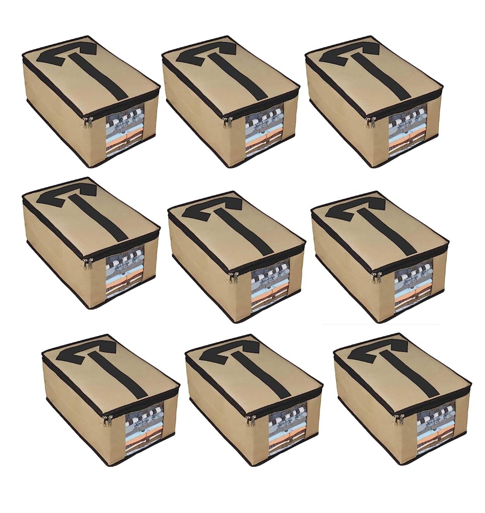 SH NASIMA - Closet Organizers ( Pack of 9 )