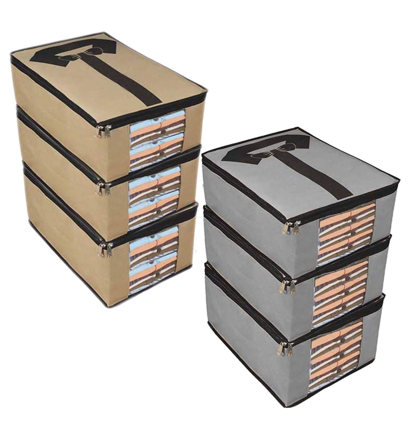 SH NASIMA - Closet Organizers ( Pack of 6 )