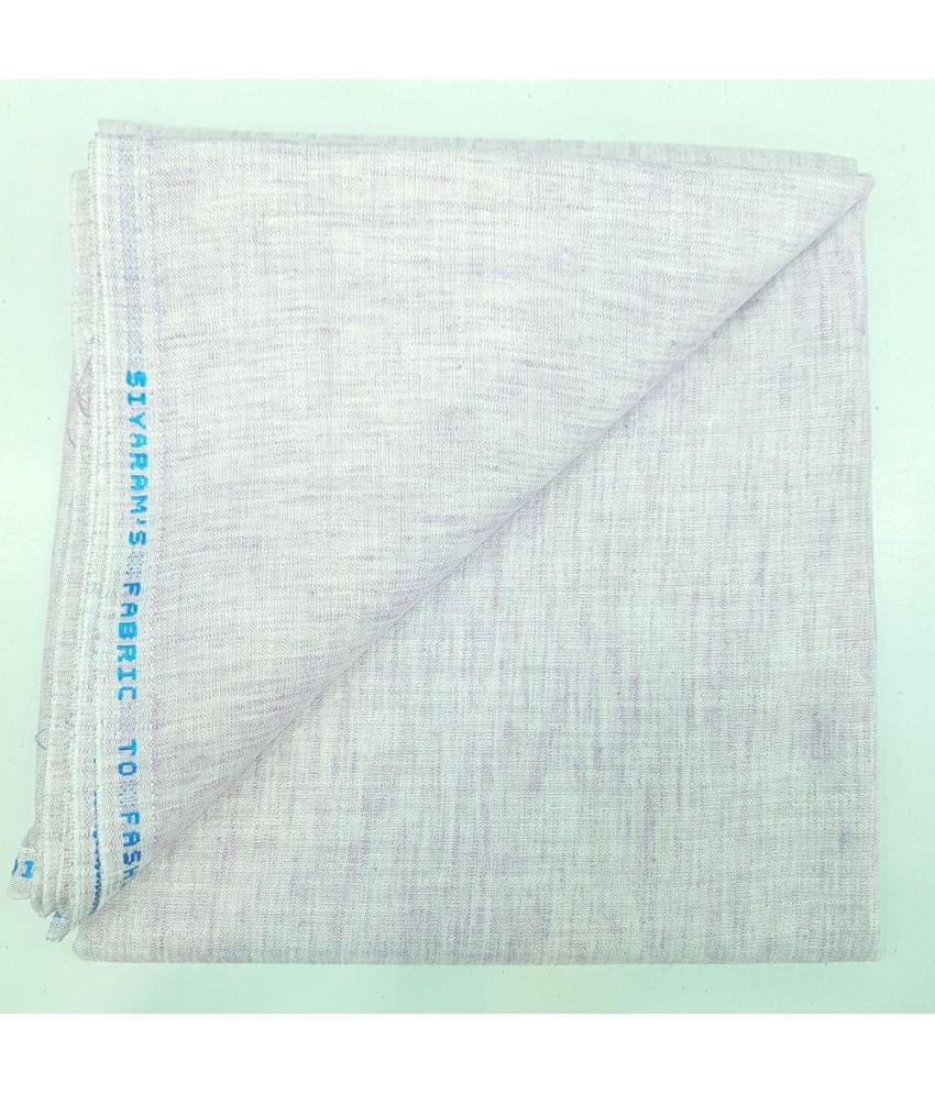 Siyaram - Purple Cotton Men's Unstitched Shirt Piece ( Pack of 1 ) Siyaram - Purple Cotton Men's Unstitched Shirt Piece ( Pack of 1 )