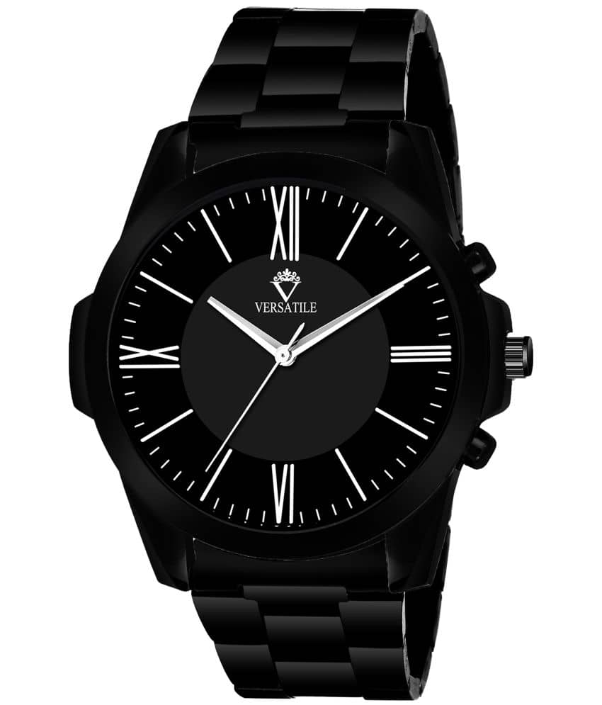Versatile - Black Stainless Steel Analog Men's Watch