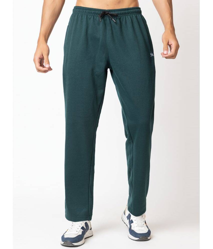 YHA - Dark Green Fleece Men's Trackpants ( Pack of 1 ) YHA - Dark Green Fleece Men's Trackpants ( Pack of 1 )