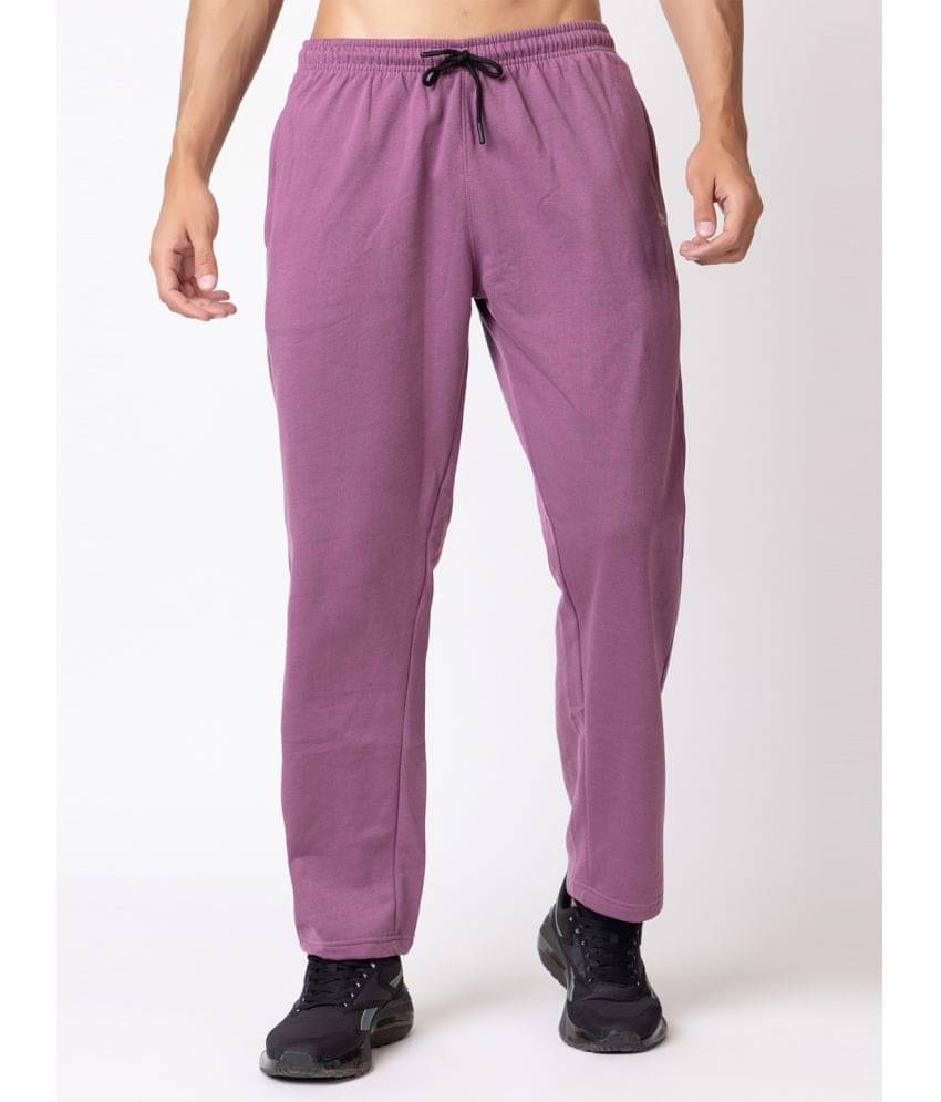 YHA - Mauve Fleece Men's Trackpants ( Pack of 1 ) YHA - Mauve Fleece Men's Trackpants ( Pack of 1 )