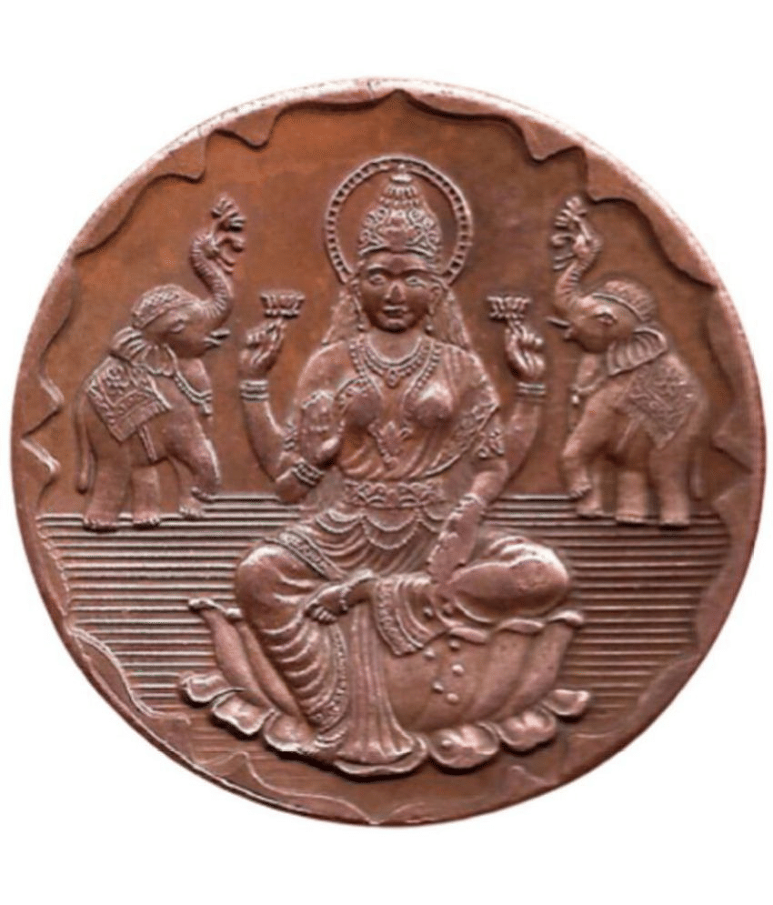     			skonline - GODDESS LAXMI DEVI EAST I. CO.BIG 45 GM 1 Numismatic Coins