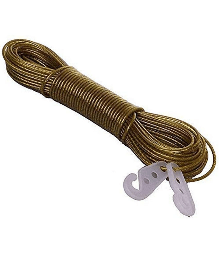     			20 Meter PVC Coated Steel Anti-Rust Wire Rope Washing Line Clothesline