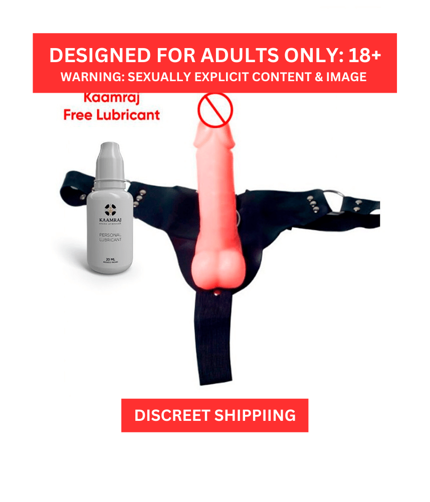 8 Inch Lesbian Dildo With Belt Sex Toy For Men By Naughty Nights