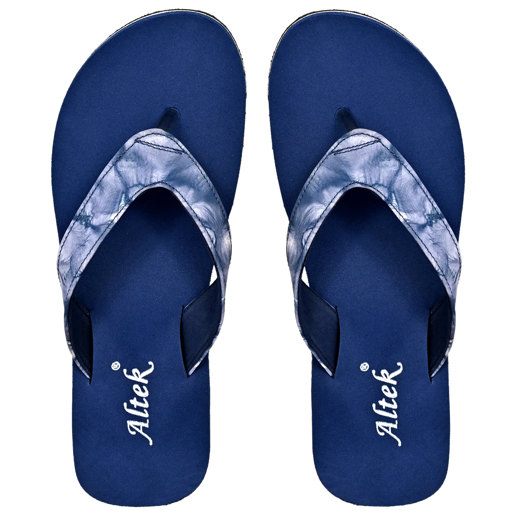 Altek - Navy Blue Women's Thong Flip Flop
