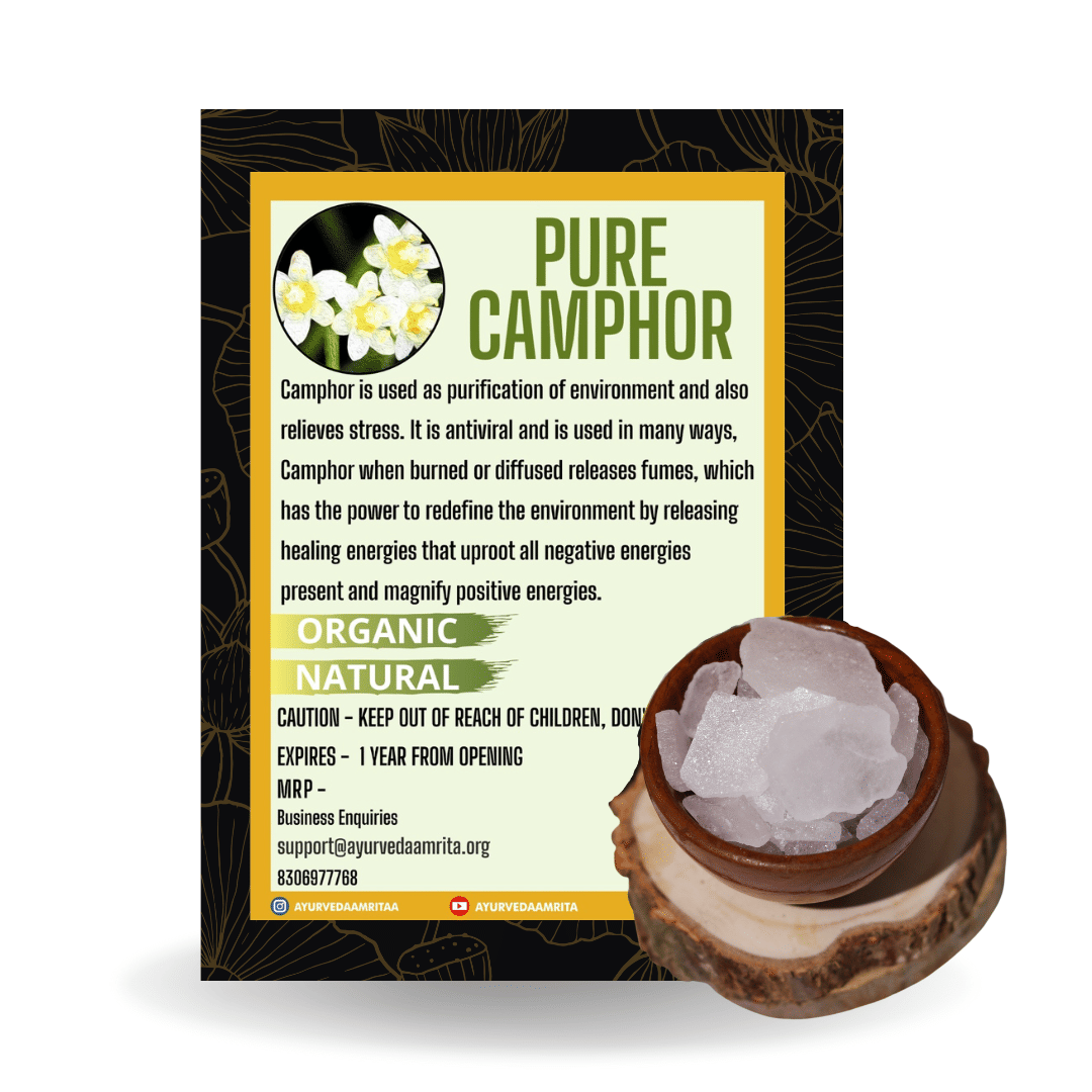 Ayurveda Amrita - Camphor 100 gm ( Pack of 1 )