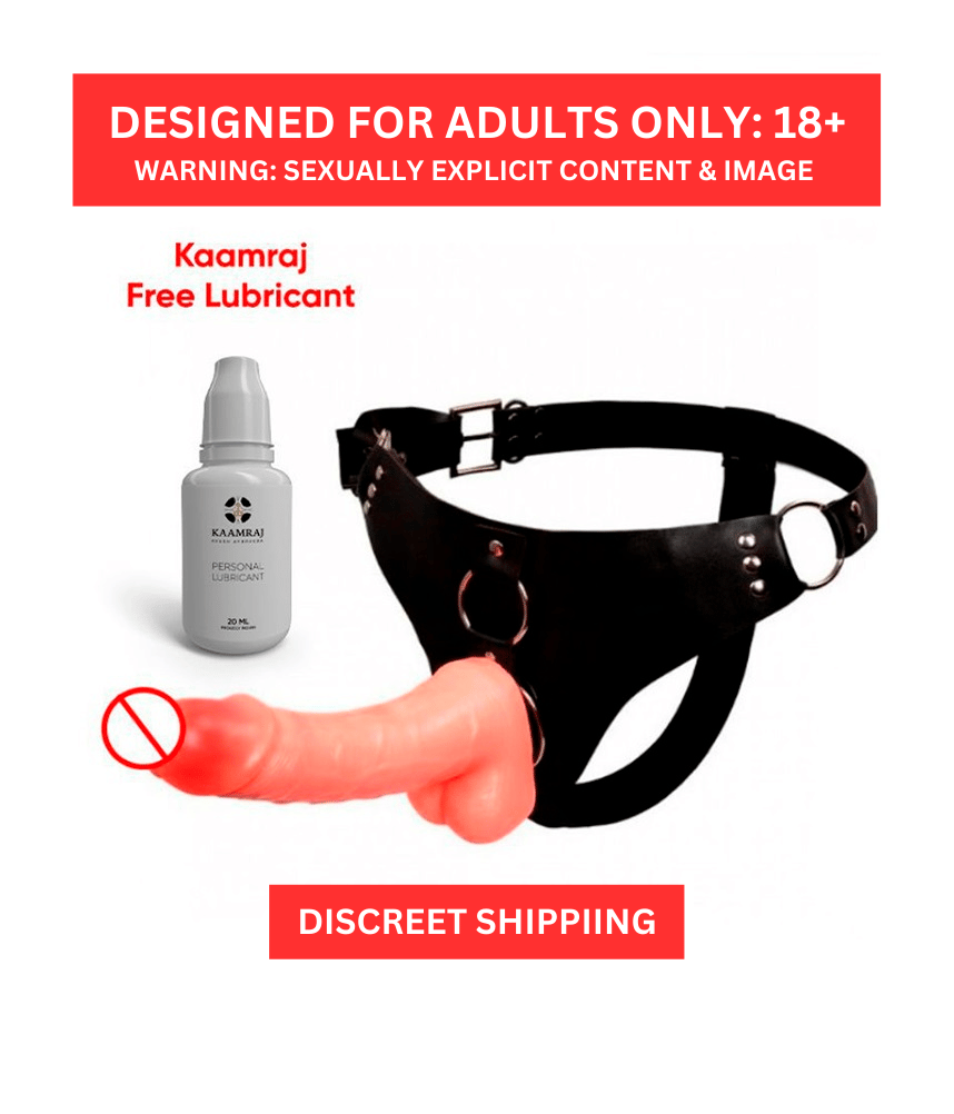 Best Lesbian Dildo With Strap on Adjustable Strap on Belt By Naughty Nights Free kaamraj lube
