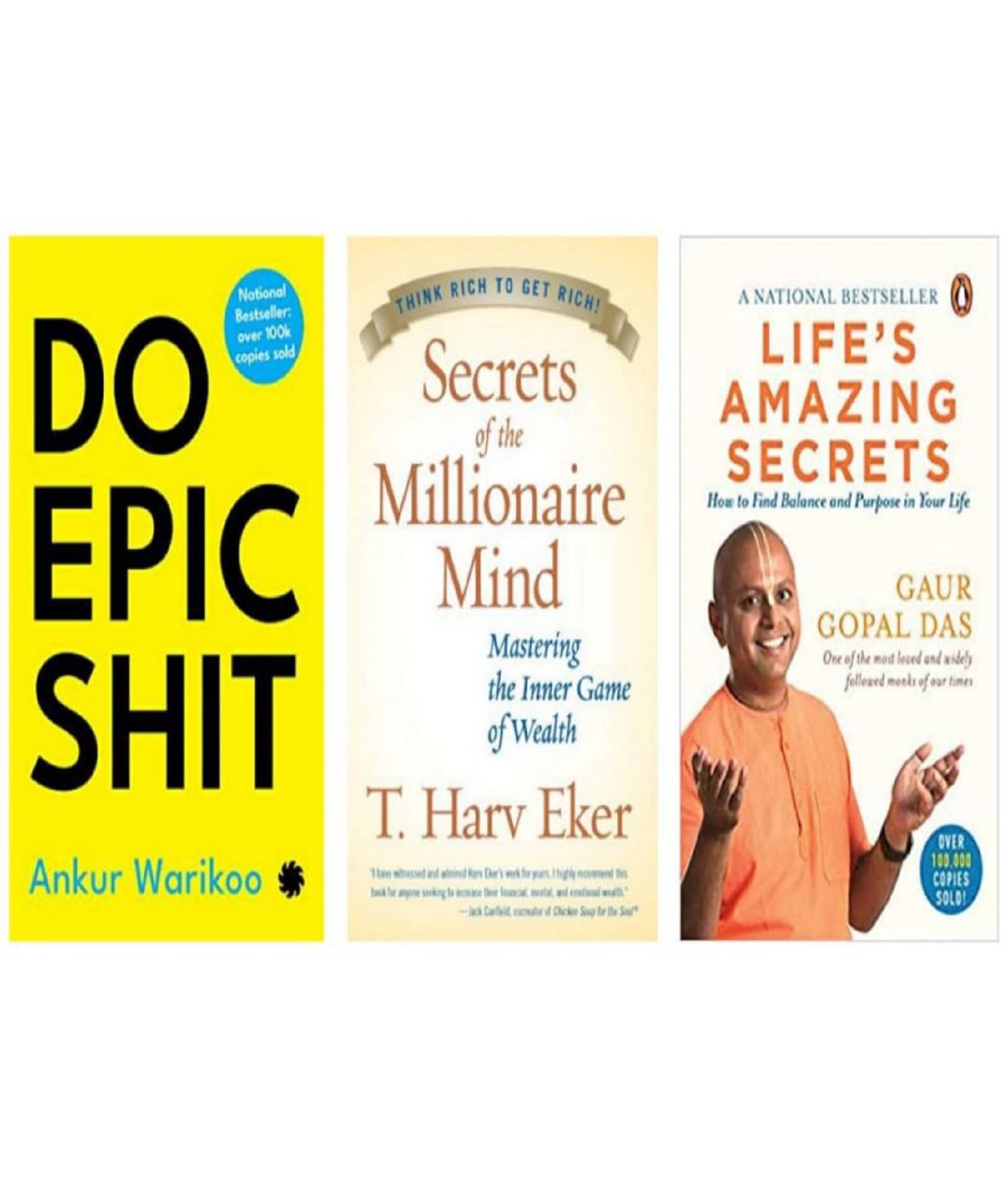 ( Combo of 3 books ) DO EPIC SHIT & Secrets of the Millionaire Mind & Life's Amazing Secrets ( Combo of 3 books ) DO EPIC SHIT & Secrets of the Millionaire Mind & Life's Amazing Secrets