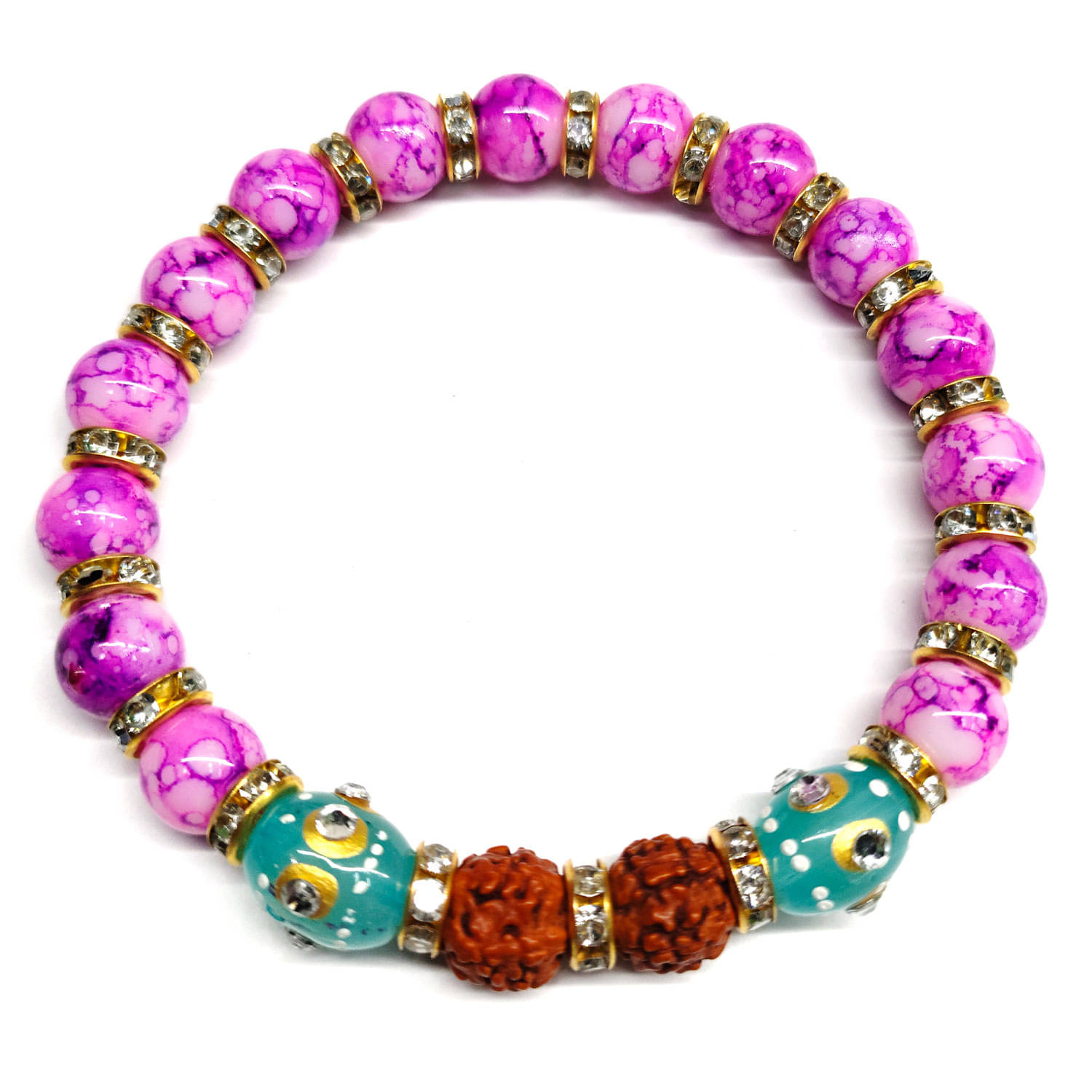     			DAIVYA WELLNESS - Pink Bracelet ( Pack of 1 )