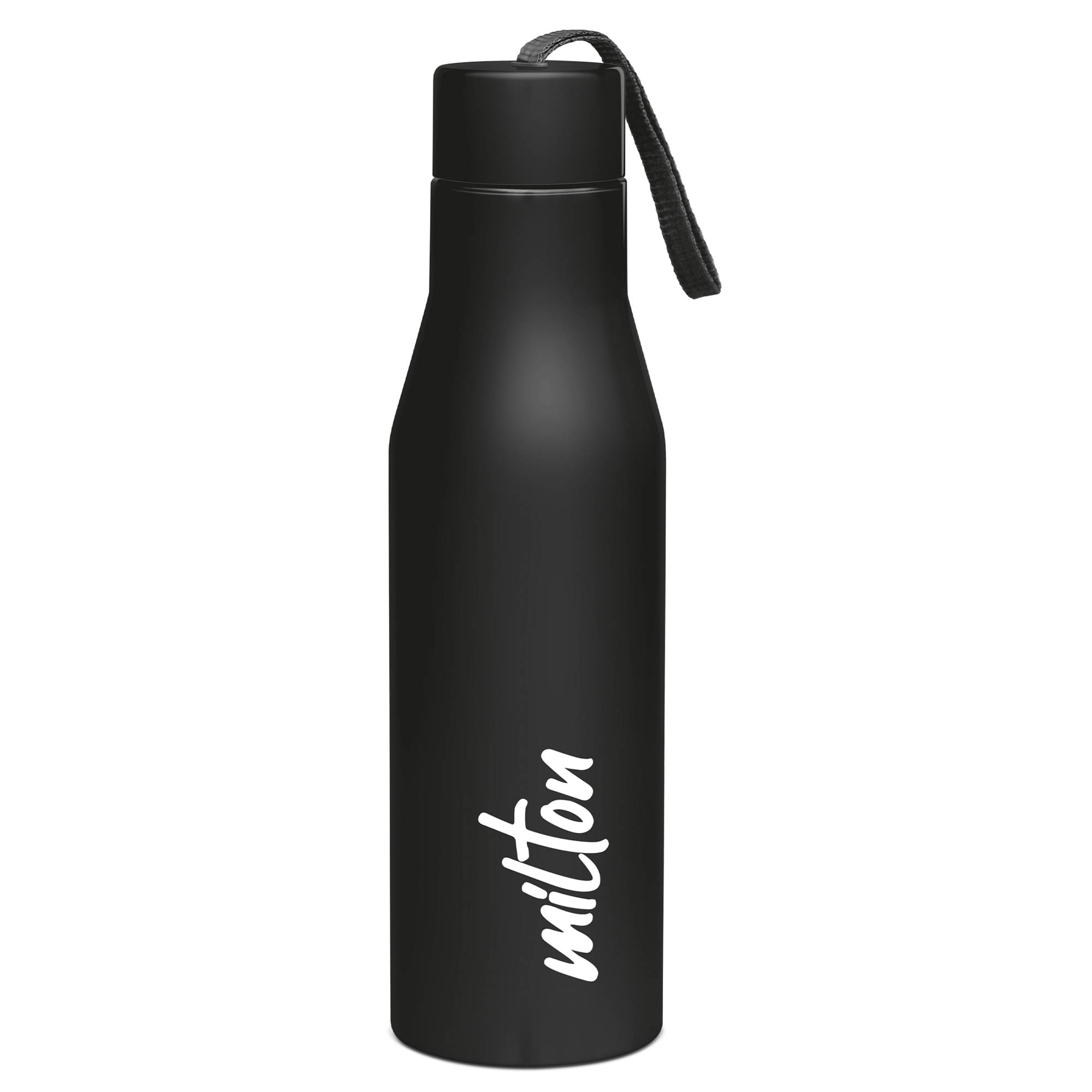     			Milton - SUPER 1000,BLACK Black Water Bottle 1000 mL ( Set of 1 )