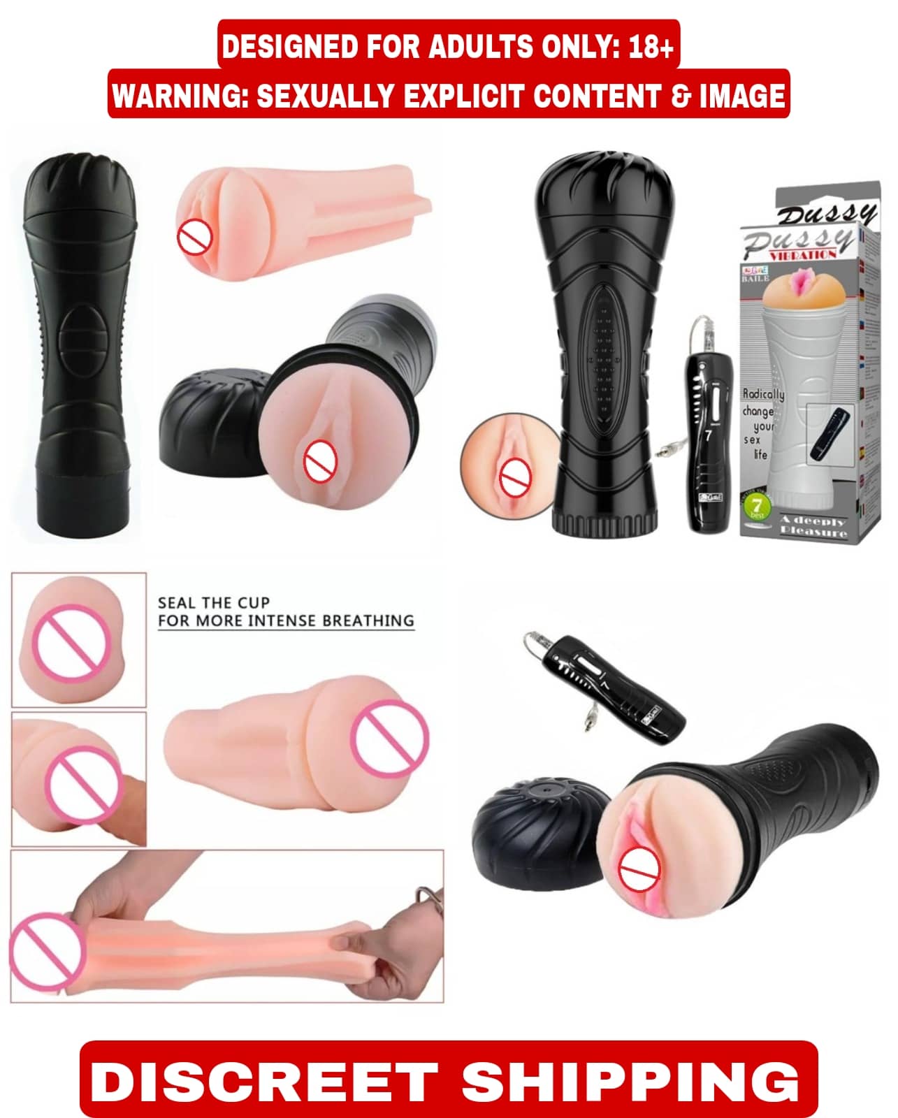 NAUGHTY WORLD Masturbator POCKET PUSSY INCH SOFT & REAL PUSSY SEX TOY FOR MEN + 7 FUNCTION EGG VIBRATION REMOTE AND 10ML LUBRICANT FREE
