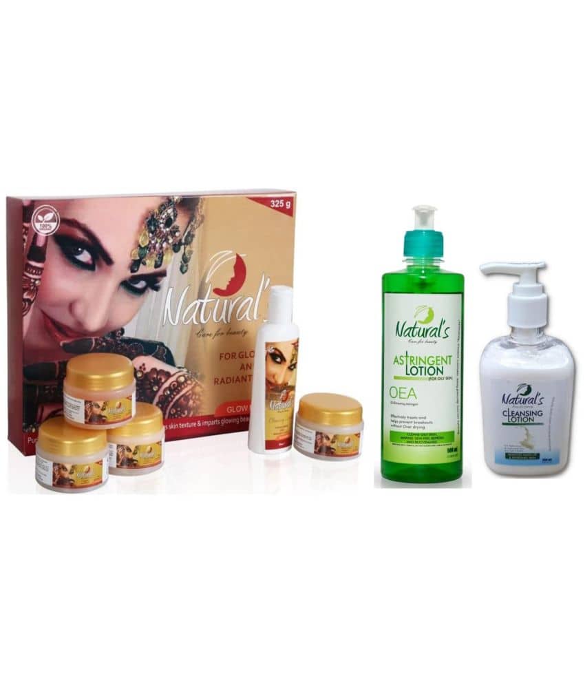 Natural's - Natural Glow Facial Kit For All Skin Type ( Pack of 7 )