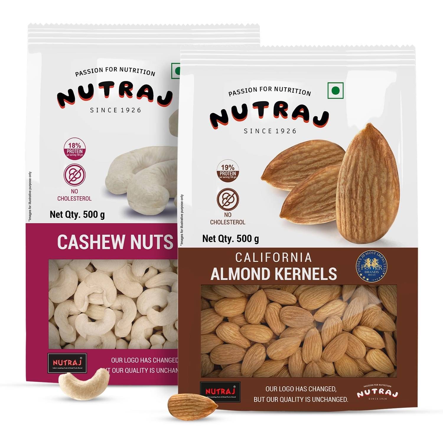     			Nutraj 1kg Combo of Cashews and Almonds (500gm Each)